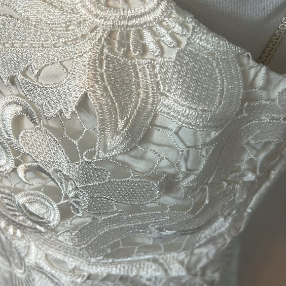 White Lace size 8 Likely women’s Dress - Picture 3 of 11